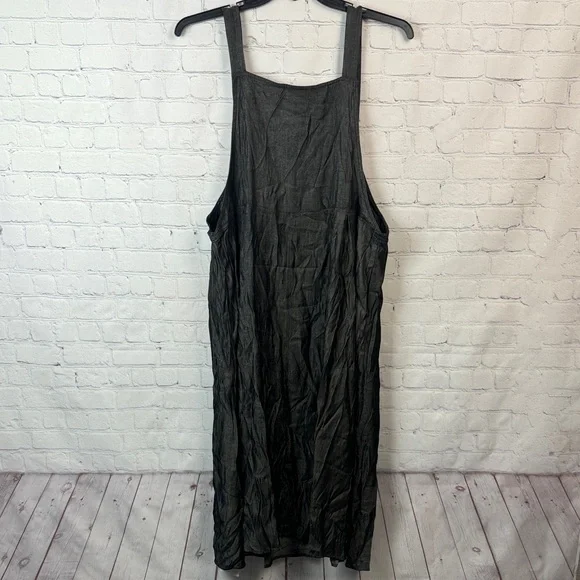 BloomChic Black Metallic Midi Dress Size Large - Picture 8 of 8